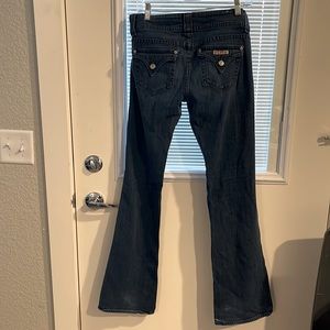 Hudson signature Boot cut denim jeans, size 28